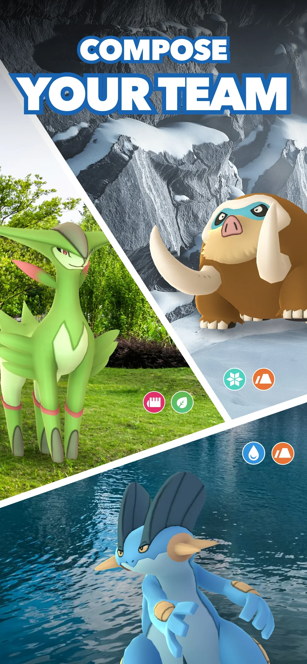 Pokémon GO app store screenshot 3 — Game Action (Android)