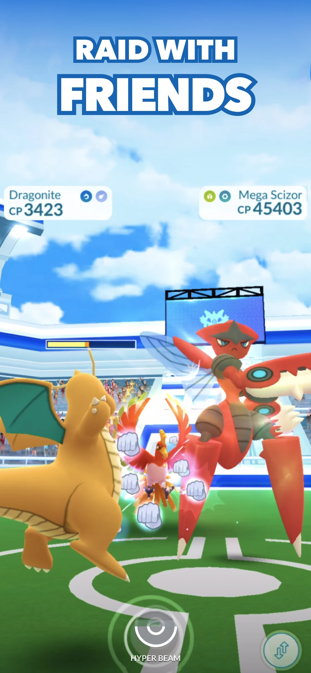 Pokémon GO app store screenshot 6 — Game Action (Android)