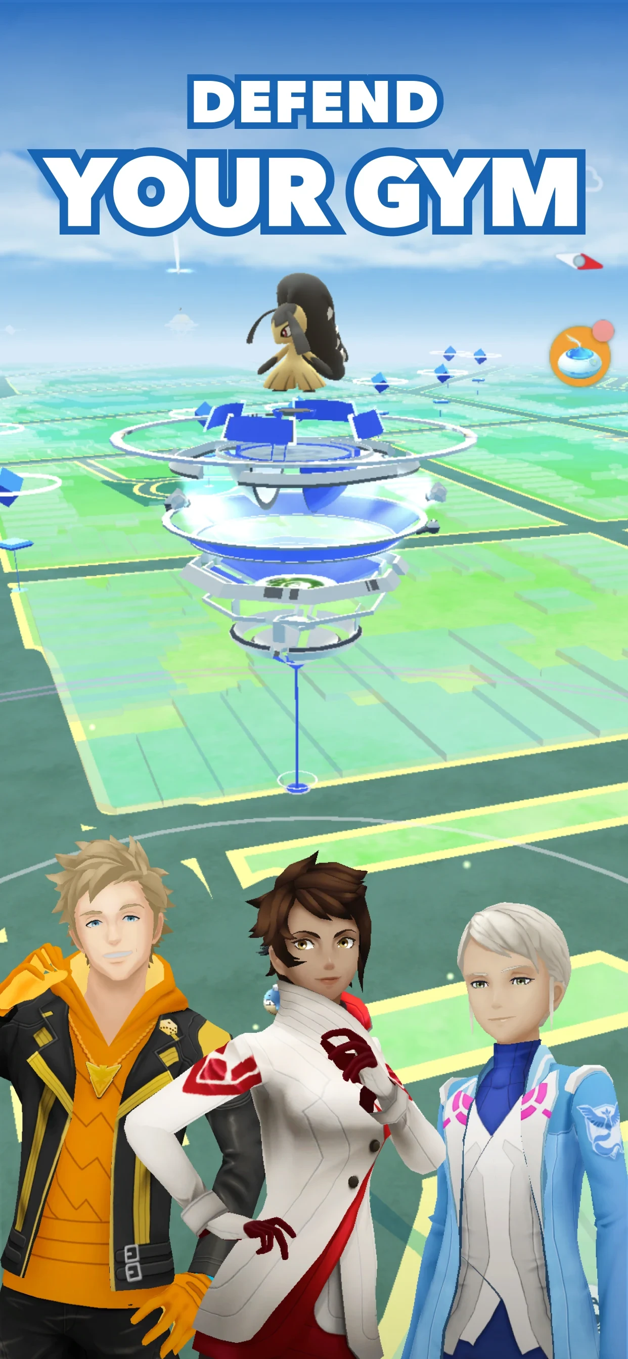 Pokémon GO app store screenshot 7 — Game Action (Android)