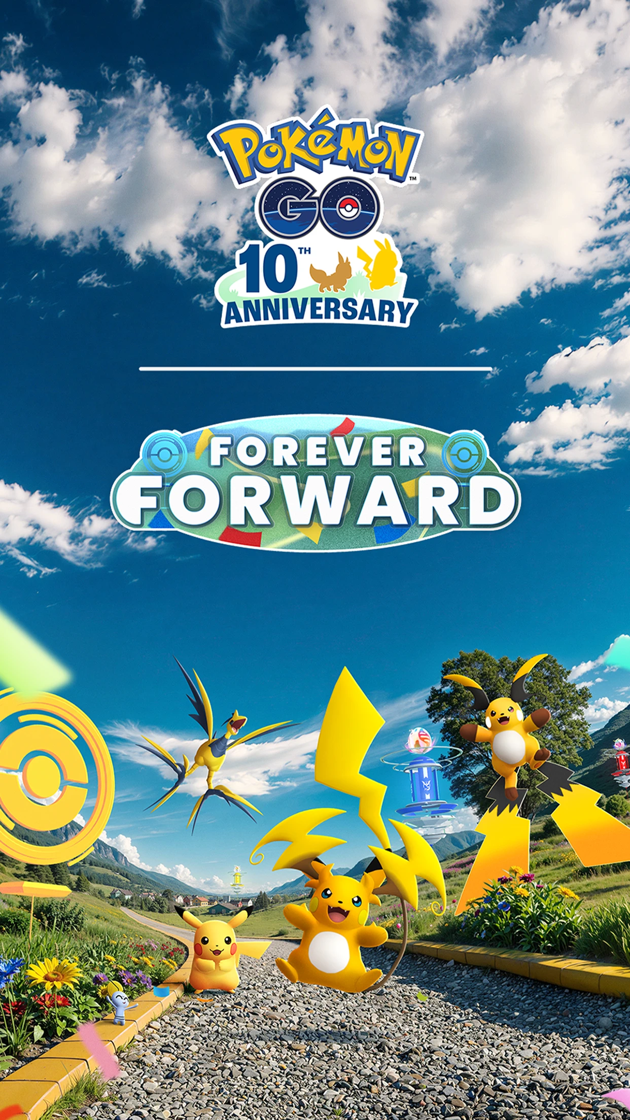 Pokémon GO app store screenshot 1 — Game Action (Android)