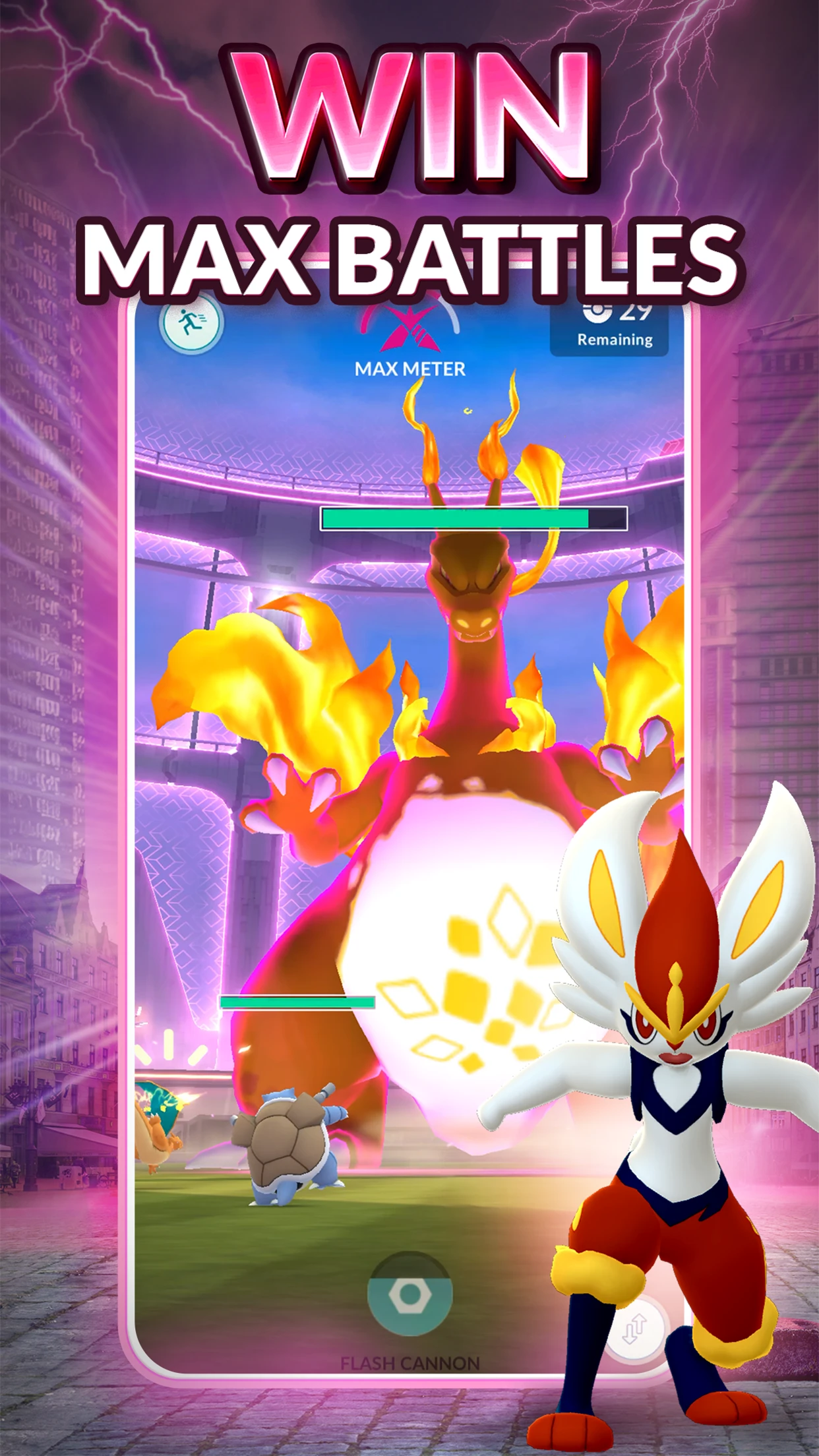Pokémon GO app store screenshot 2 — Game Action (Android)