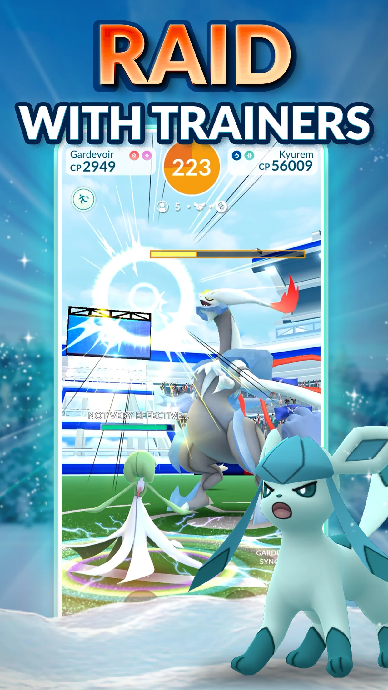 Pokémon GO app store screenshot 3 — Game Action (Android)