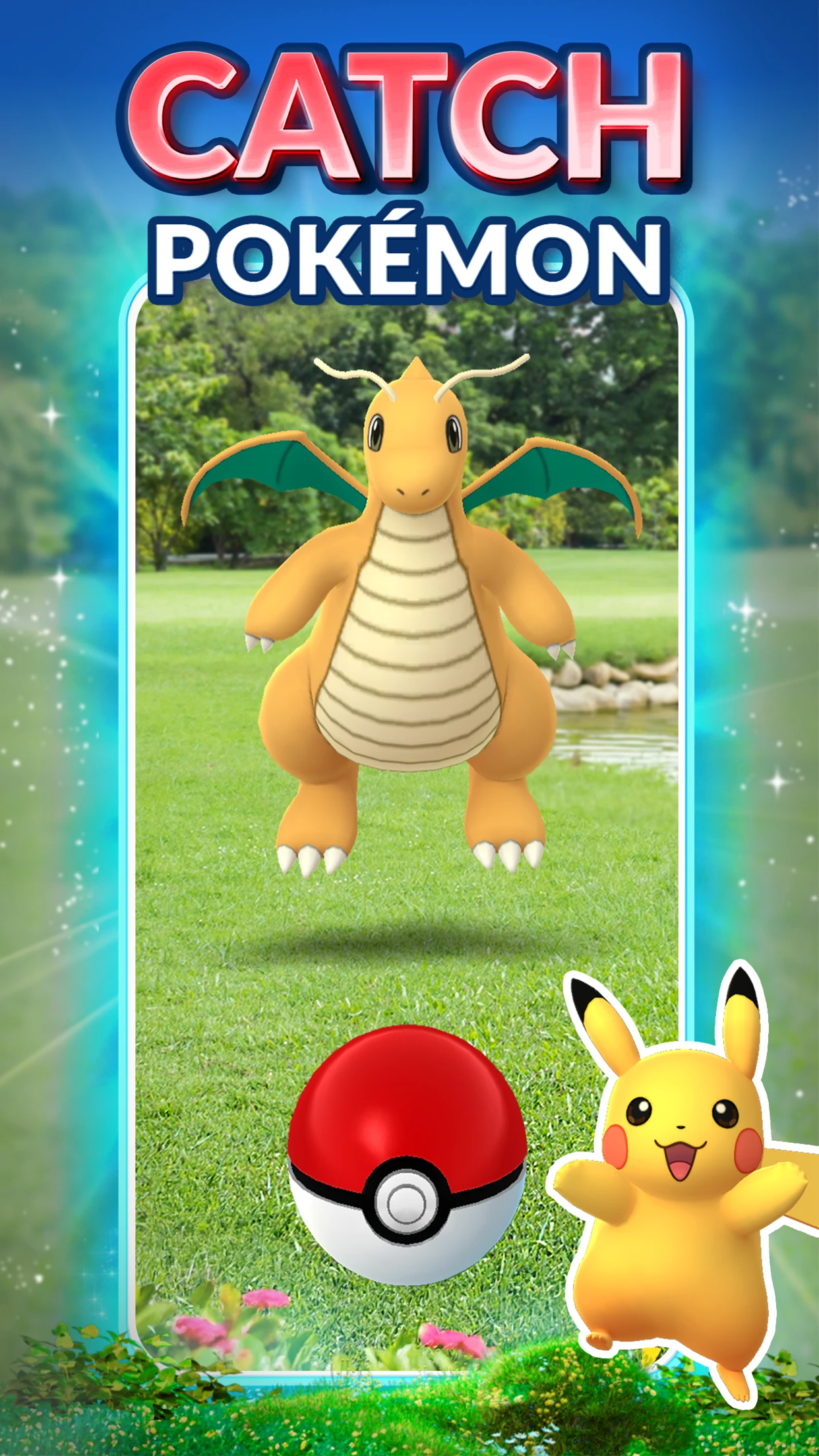 Pokémon GO app store screenshot 4 — Game Action (Android)