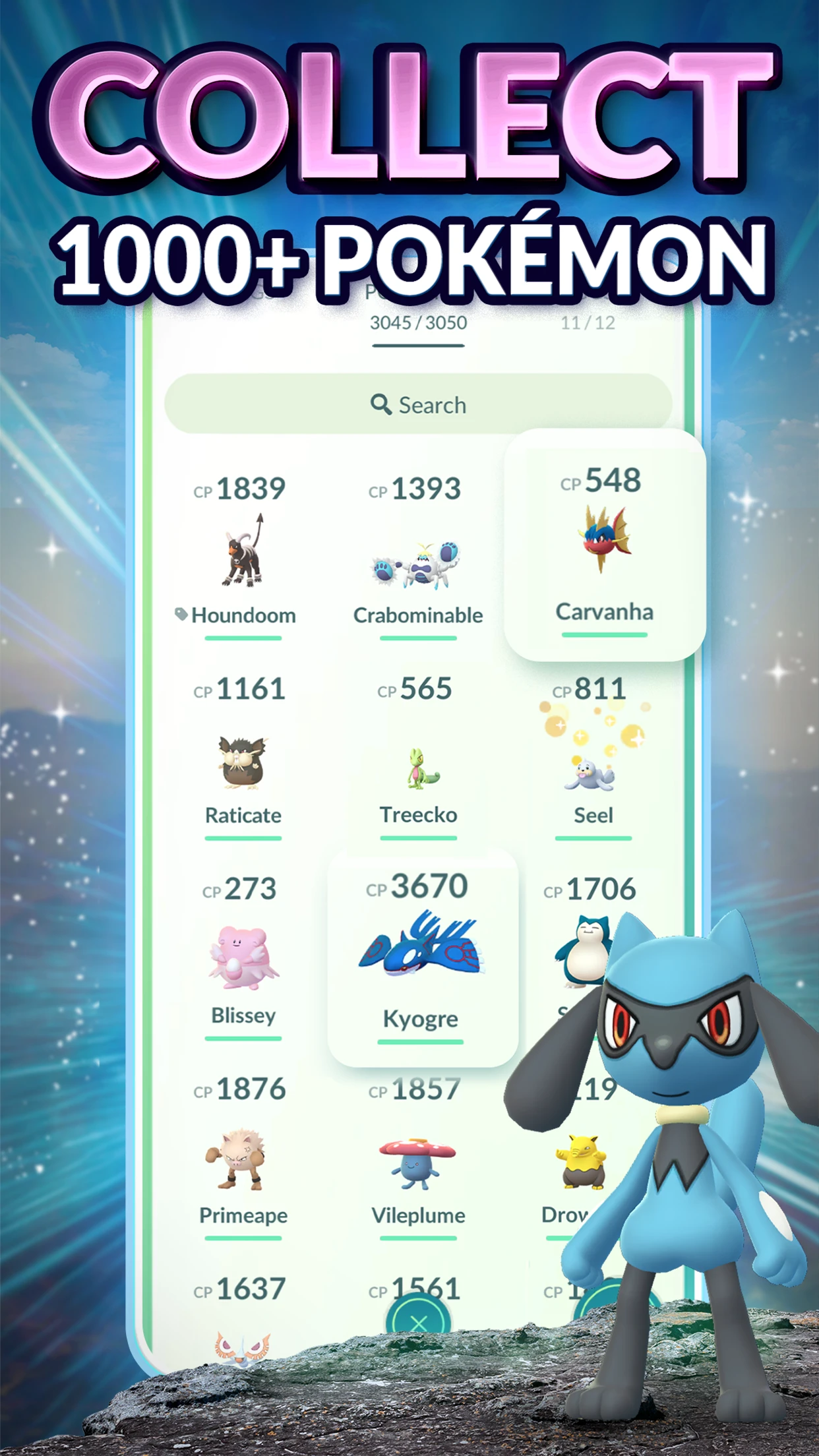 Pokémon GO app store screenshot 7 — Game Action (Android)
