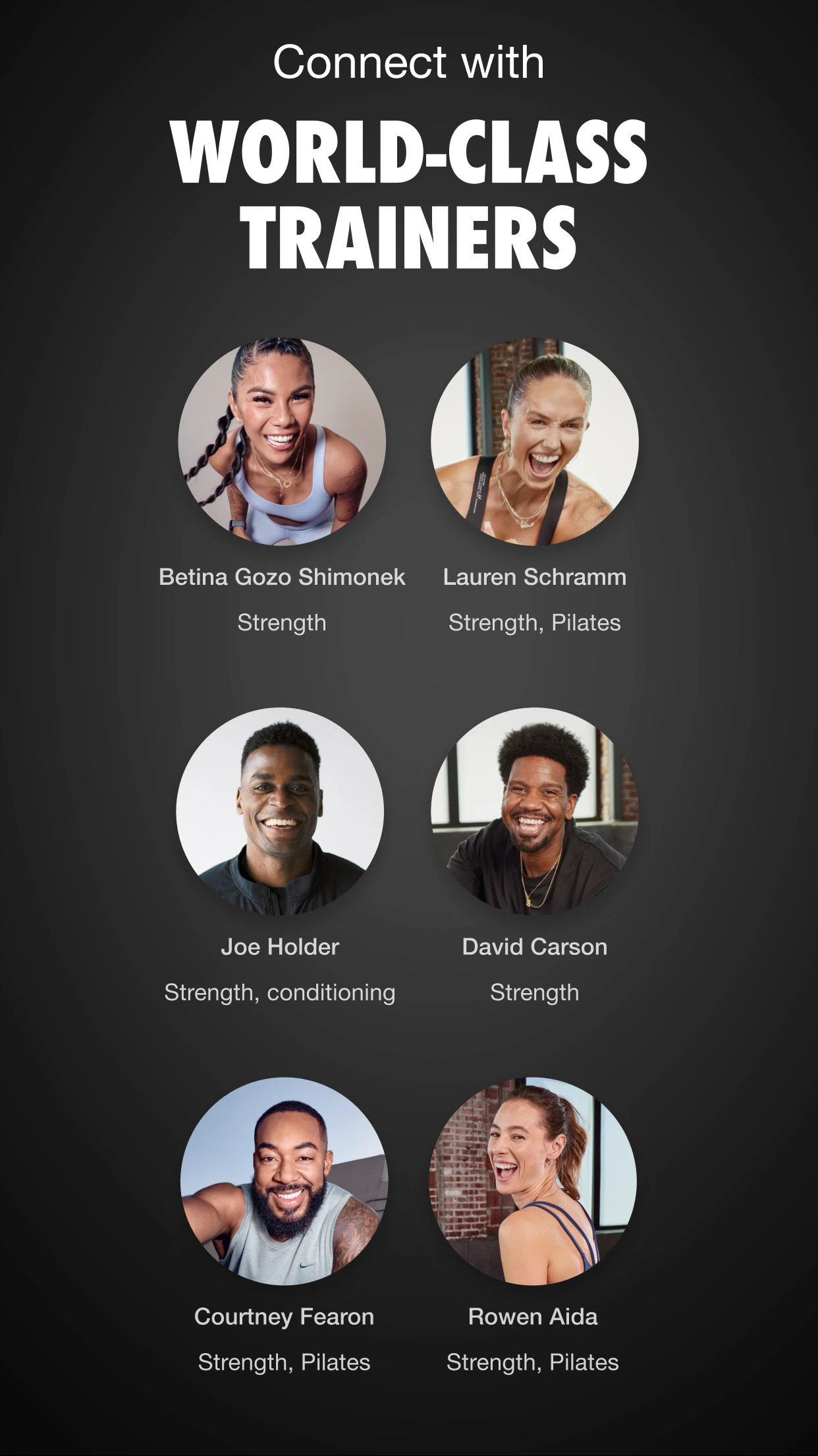 Nike Training Club app store screenshot 4 — Health And Fitness (Android)