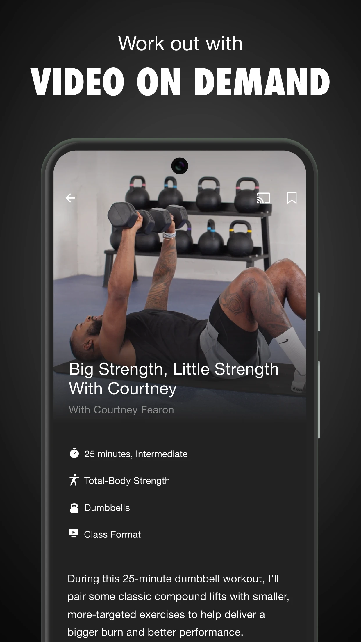 Nike Training Club app store screenshot 5 — Health And Fitness (Android)