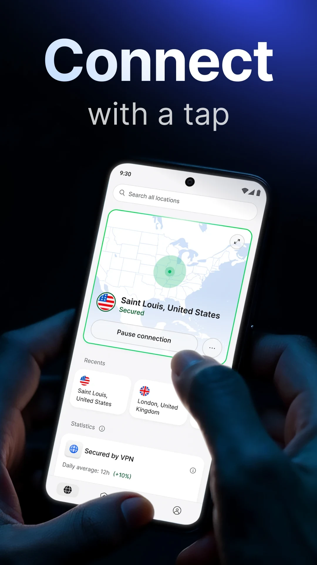 NordVPN – fast VPN for privacy app store screenshot 3 — Tools (Android)