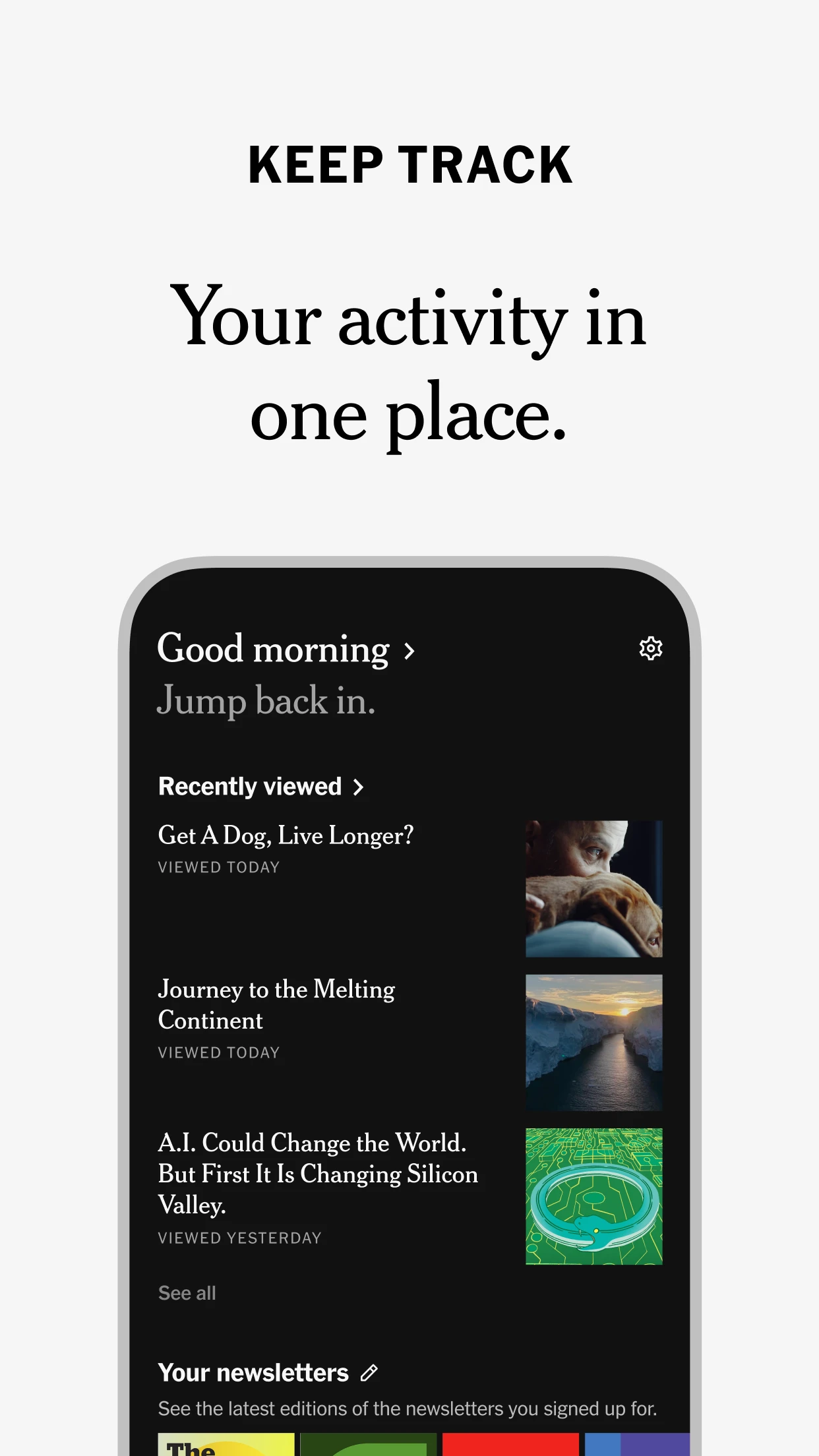 NYTimes: US and Global News app store screenshot 5 — News And Magazines (Android)