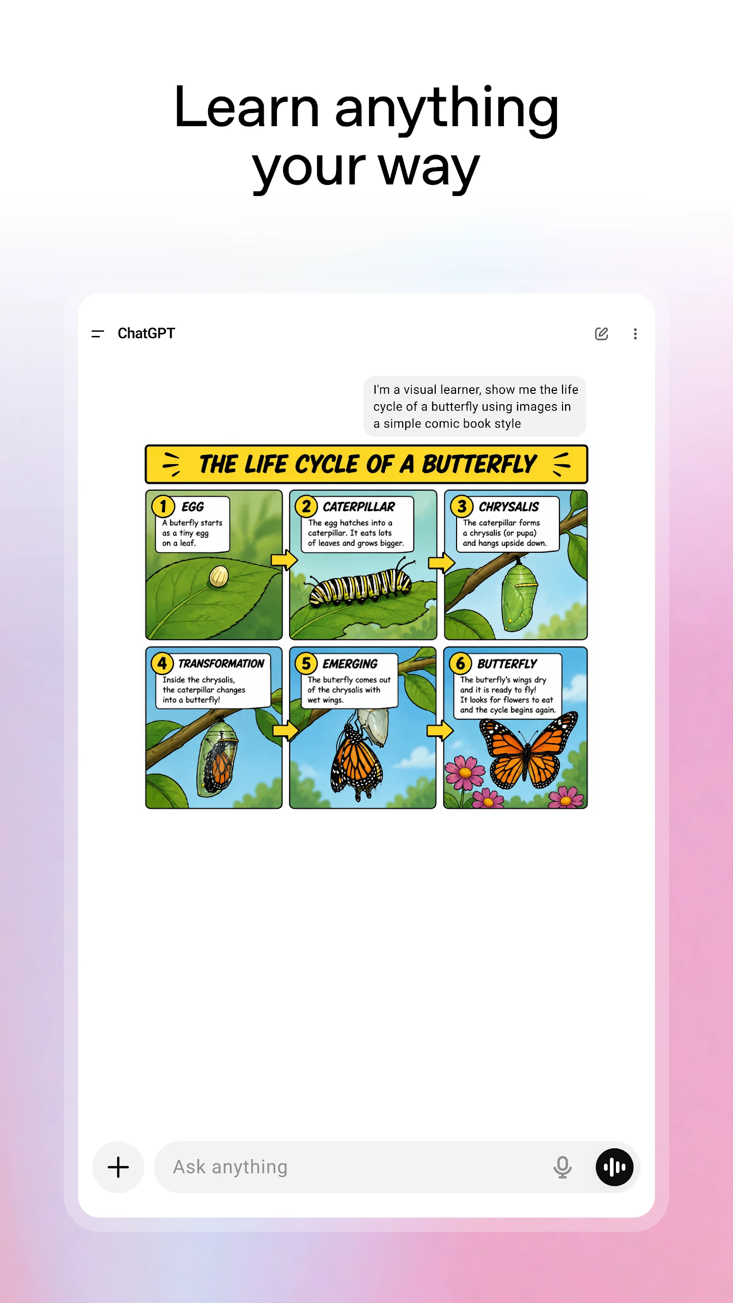 ChatGPT app store screenshot 10 — Productivity (Android)
