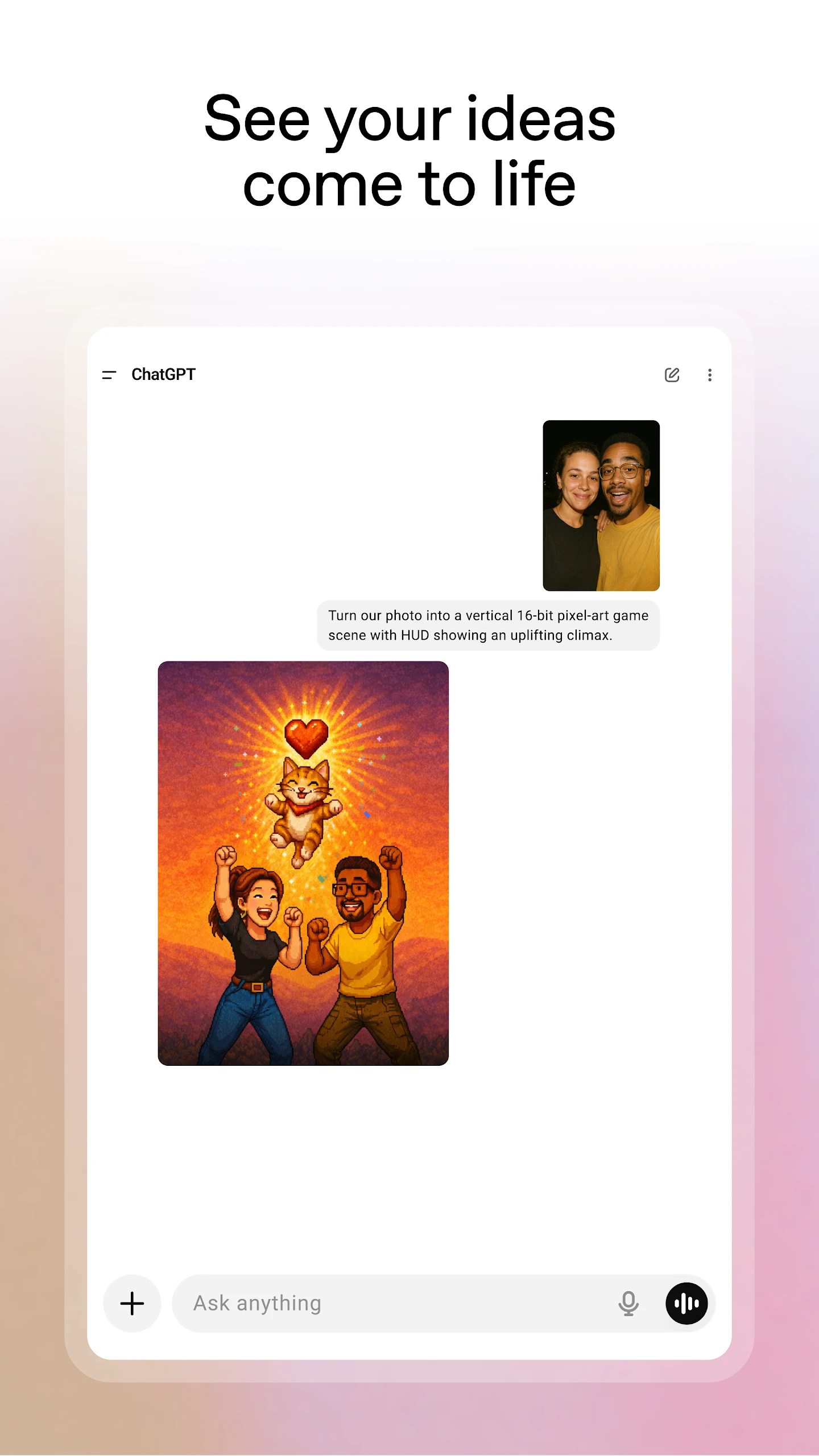 ChatGPT app store screenshot 17 — Productivity (Android)