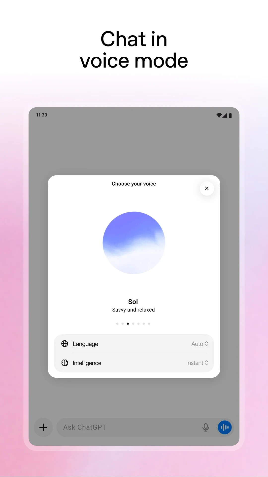 ChatGPT app store screenshot 19 — Productivity (Android)