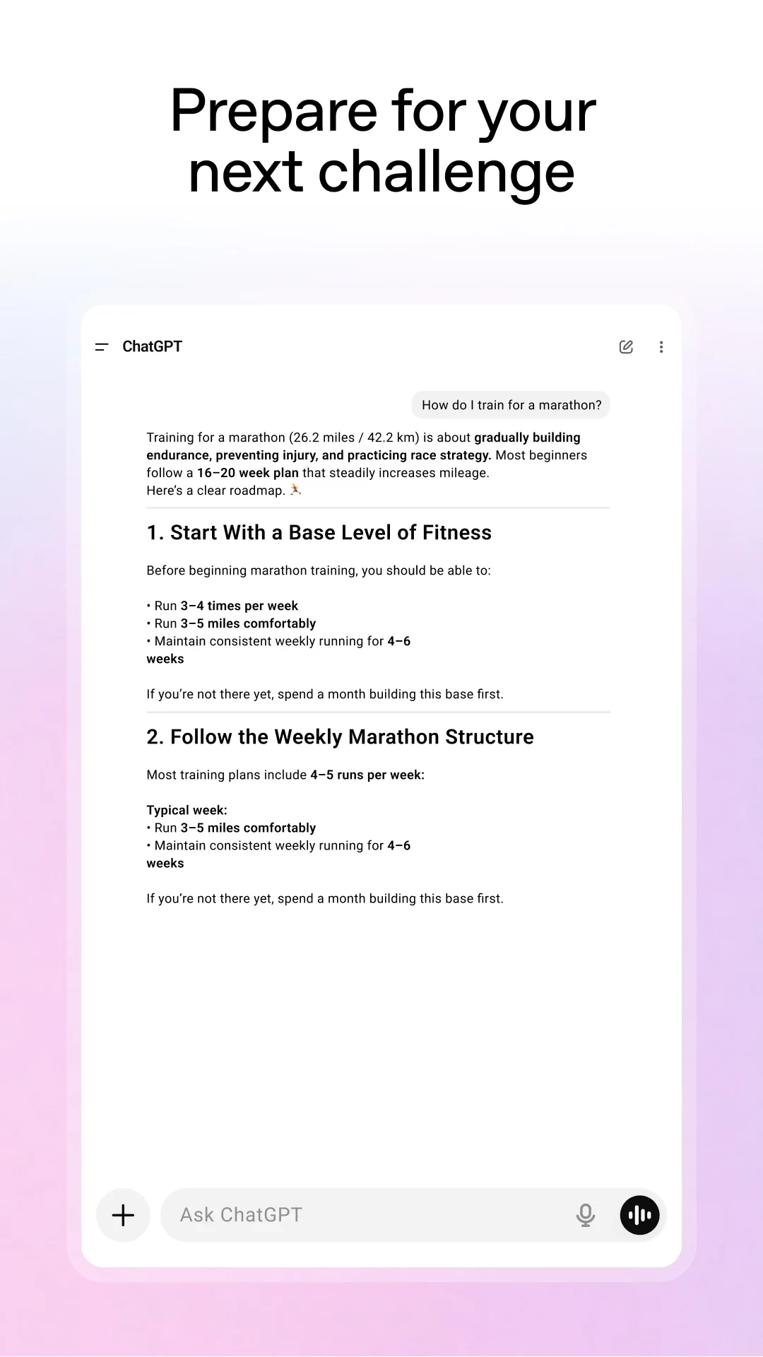 ChatGPT app store screenshot 21 — Productivity (Android)