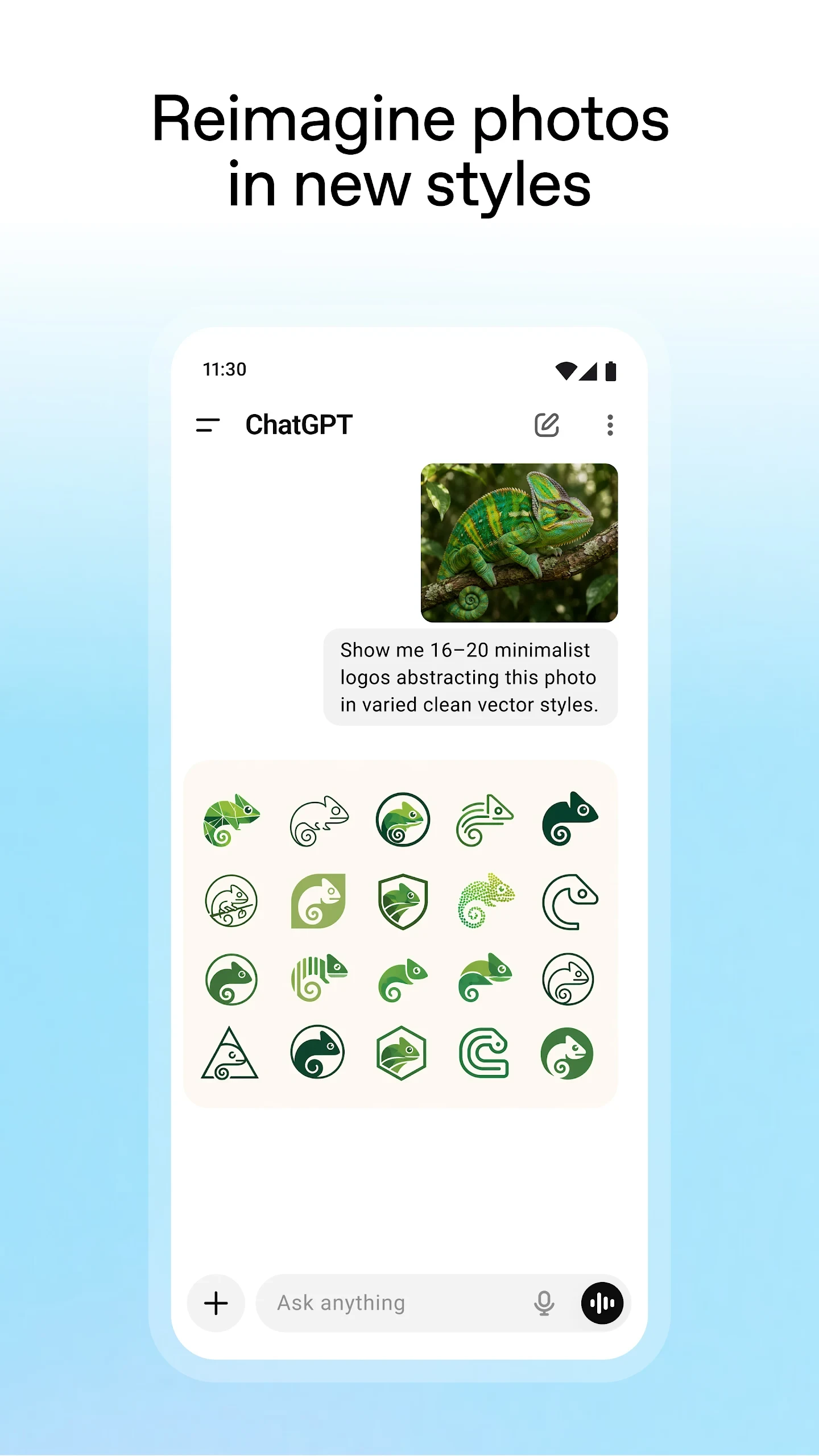 ChatGPT app store screenshot 8 — Productivity (Android)