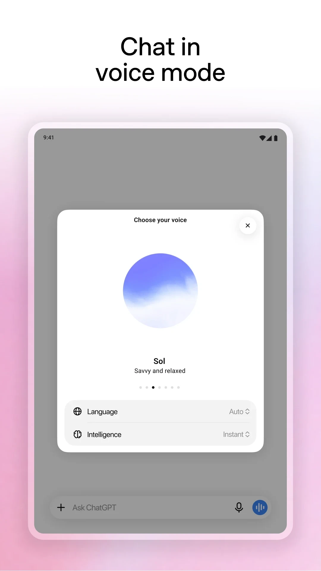 ChatGPT app store screenshot 19 — Productivity (Android)