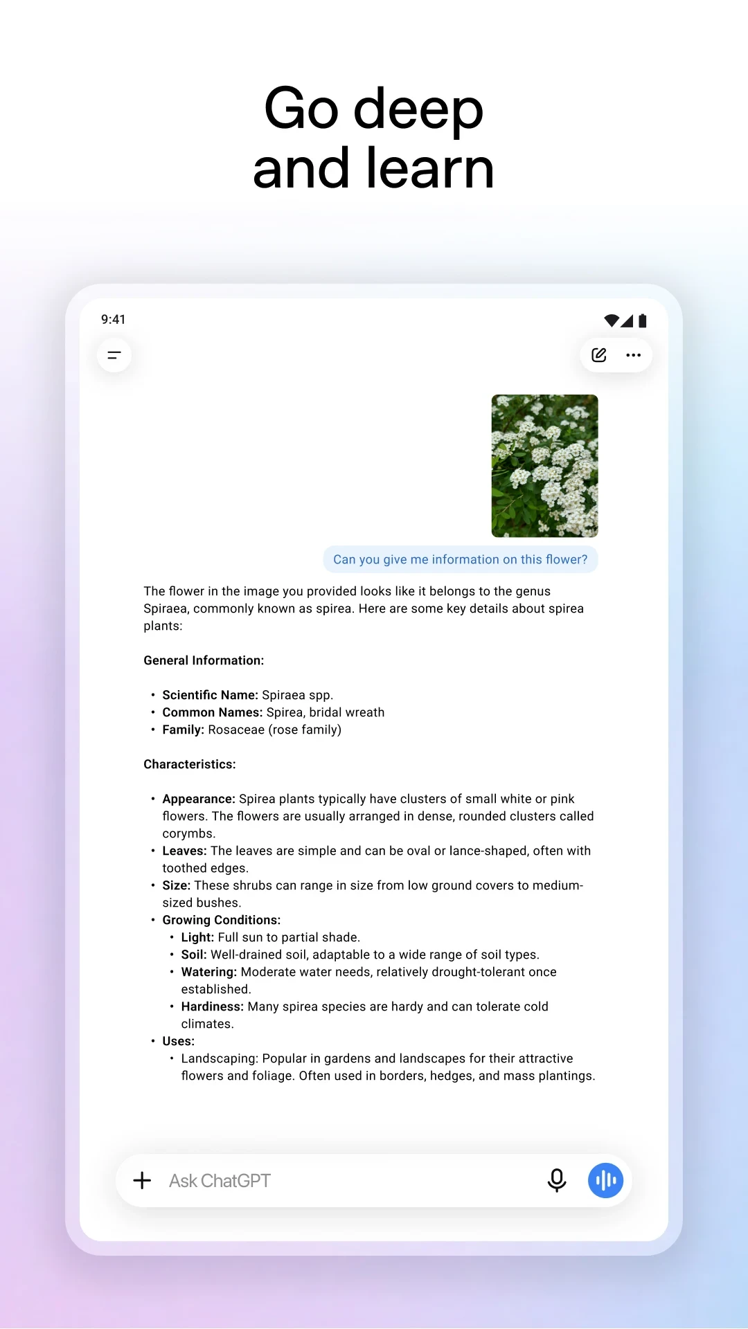 ChatGPT app store screenshot 22 — Productivity (Android)