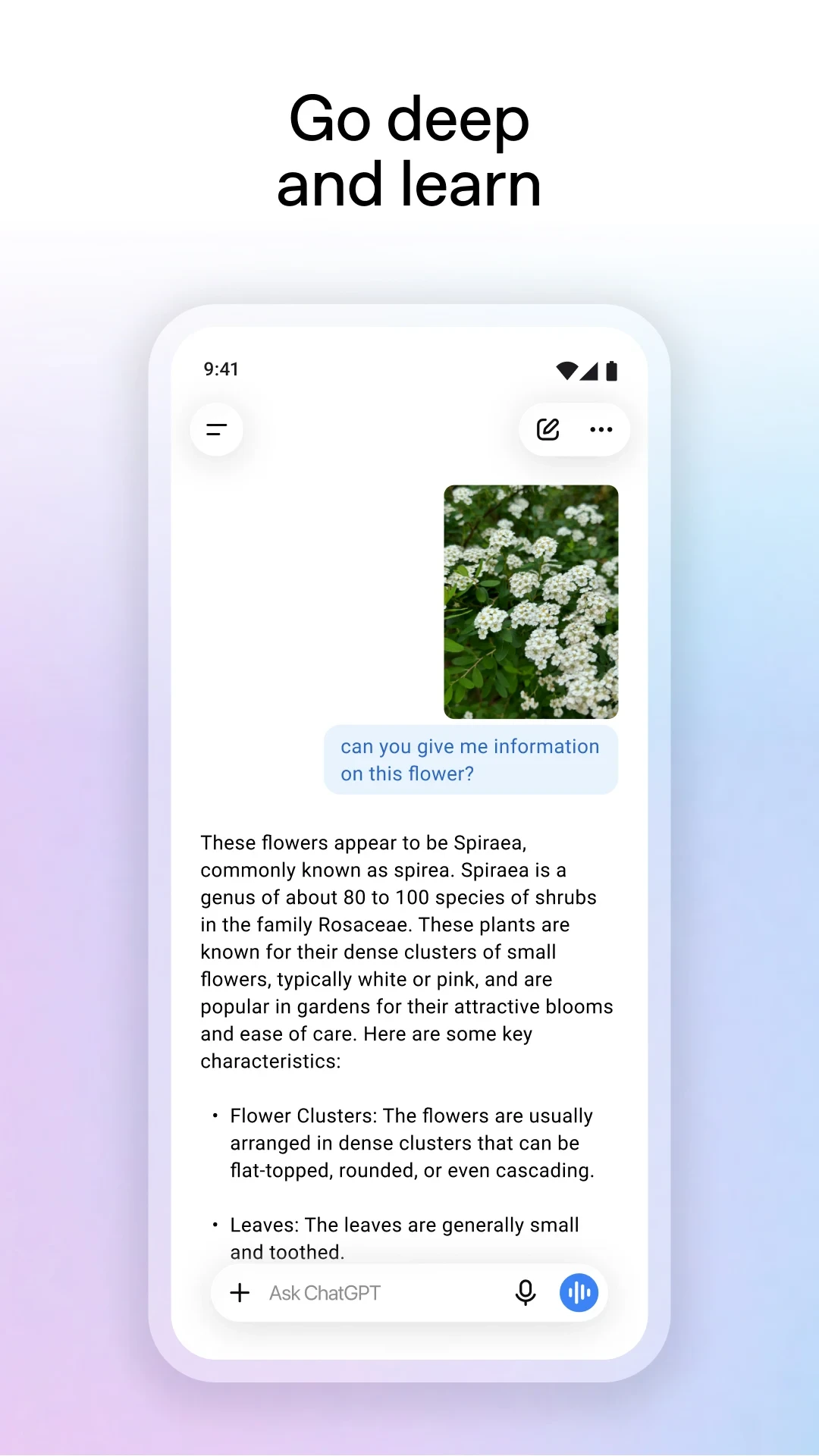 ChatGPT app store screenshot 6 — Productivity (Android)