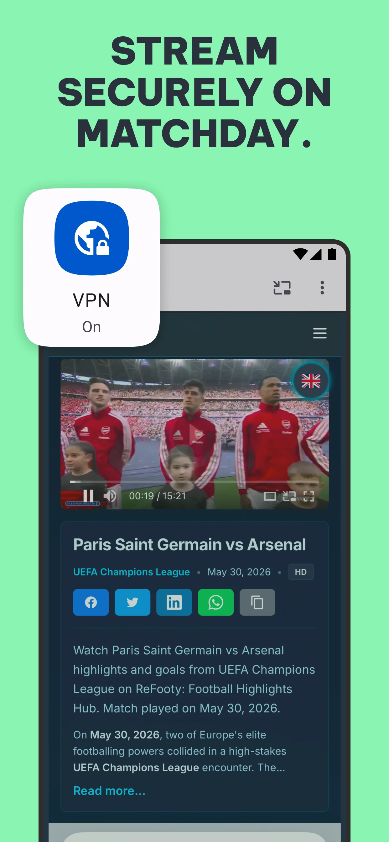 Opera: Private Web Browser app store screenshot 5 — Communication (Android)