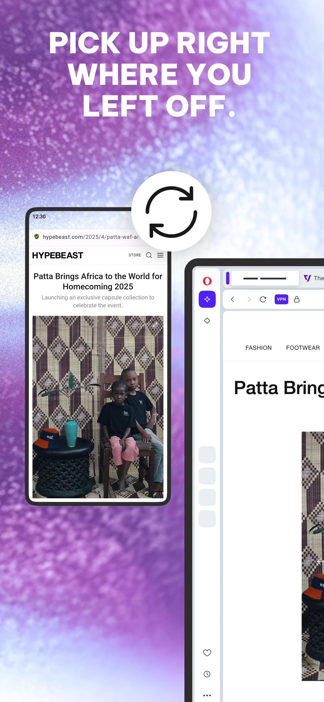Opera: Private Web Browser app store screenshot 6 — Communication (Android)