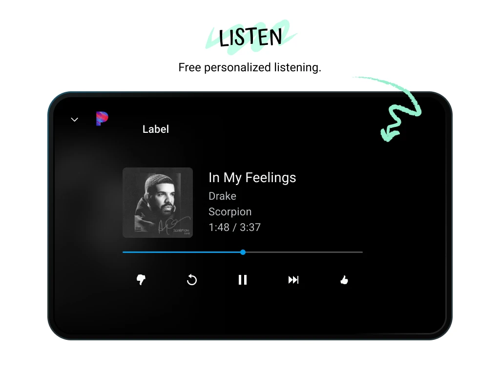 Pandora - Music & Podcasts app store screenshot 26 — Music And Audio (Android)