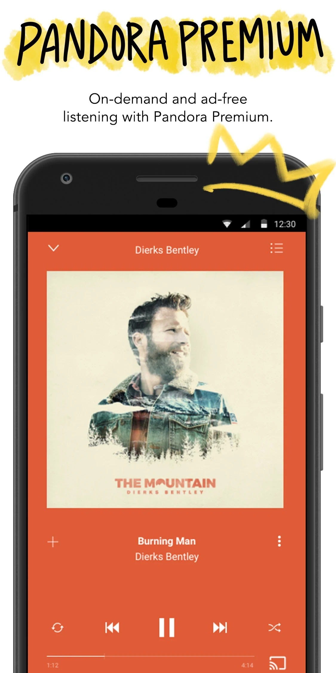 Pandora - Music & Podcasts app store screenshot 6 — Music And Audio (Android)