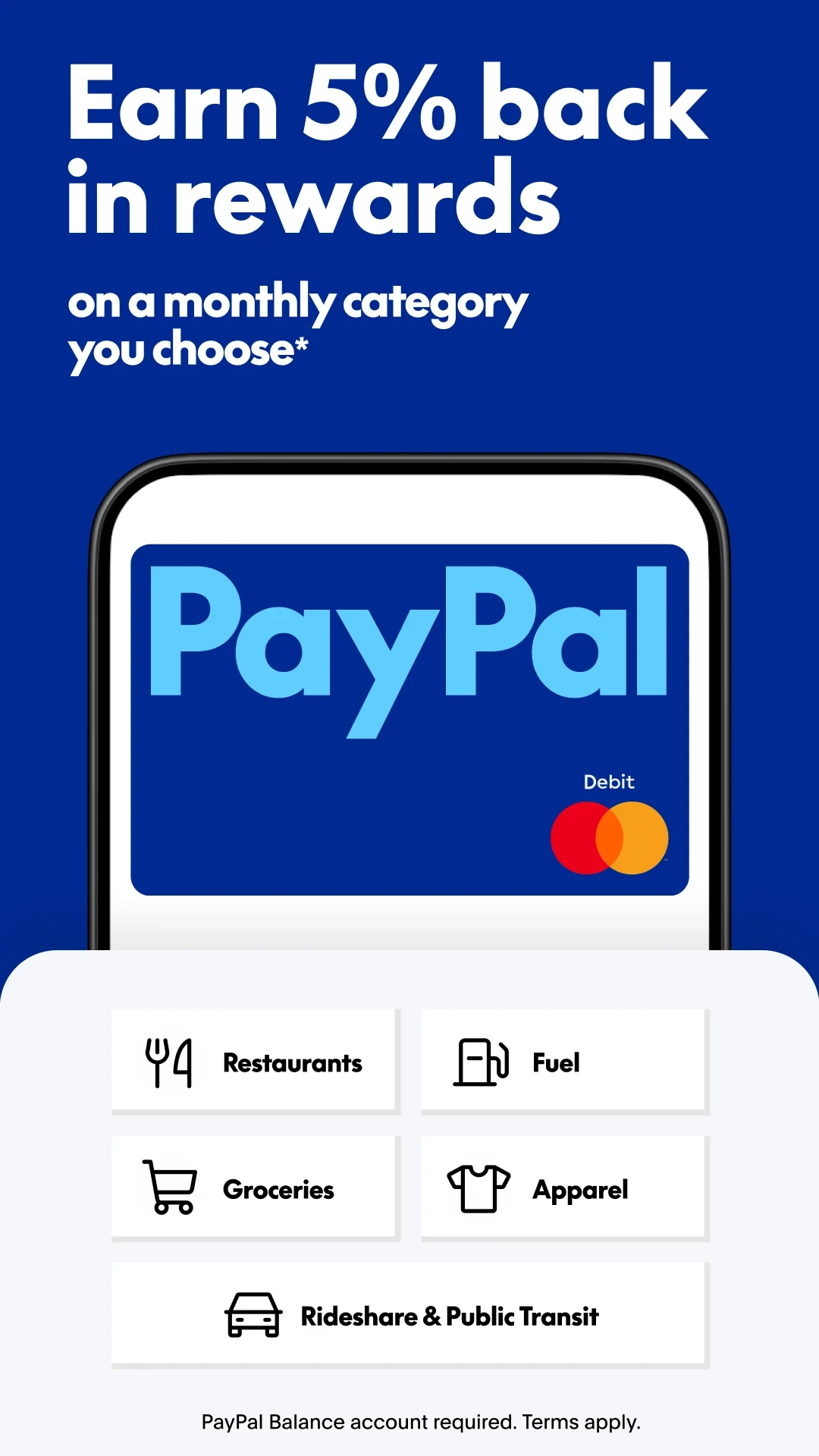 PayPal - Pay, Send, Save app store screenshot 1 — Finance (Android)