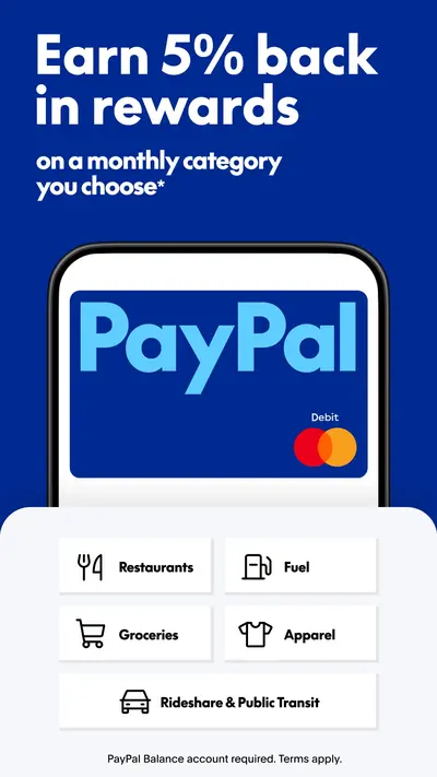 PayPal - Pay, Send, Save app store screenshot 1 — Finance (Android)