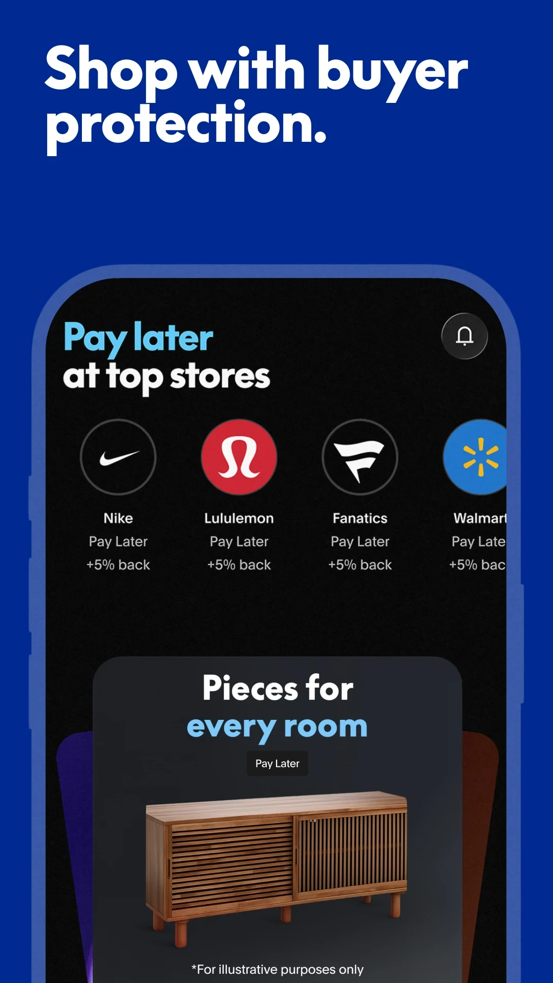 PayPal - Pay, Send, Save app store screenshot 1 — Finance (Android)