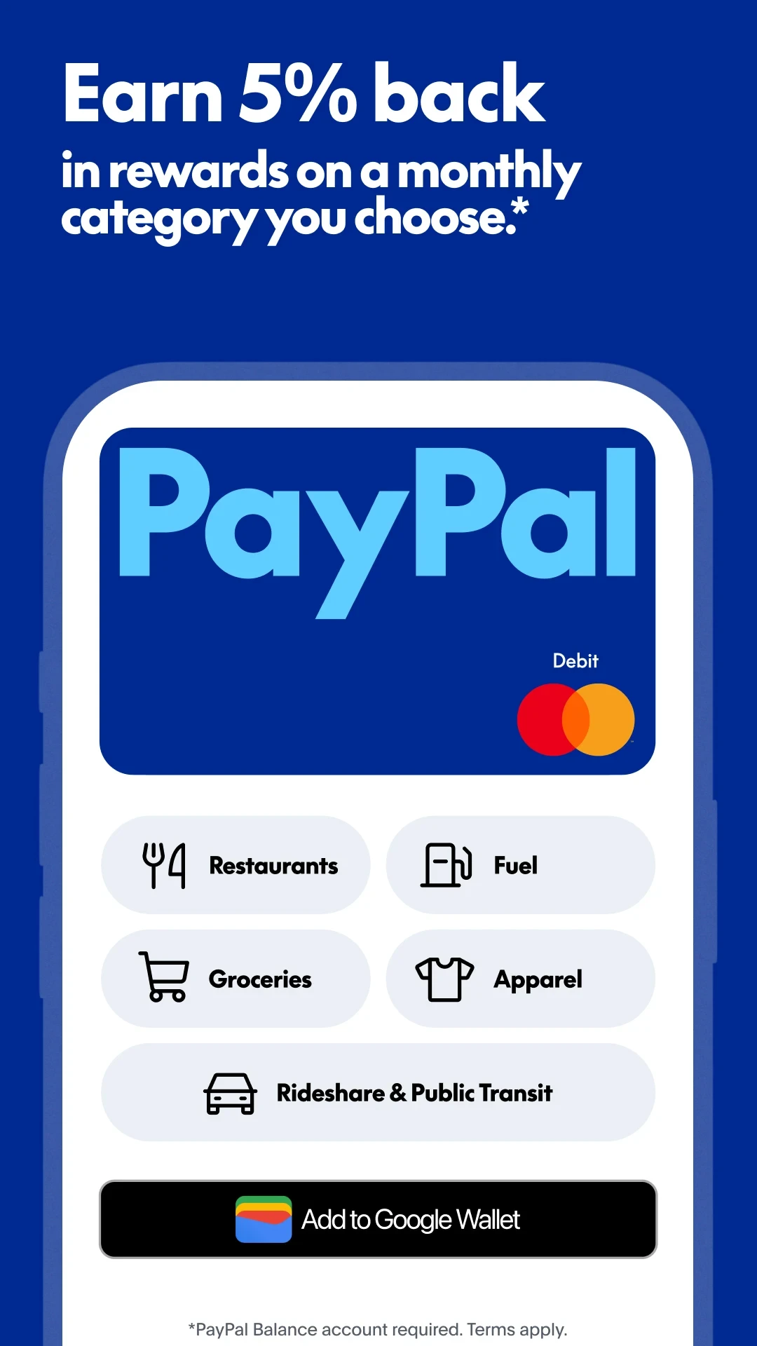 PayPal - Pay, Send, Save app store screenshot 4 — Finance (Android)