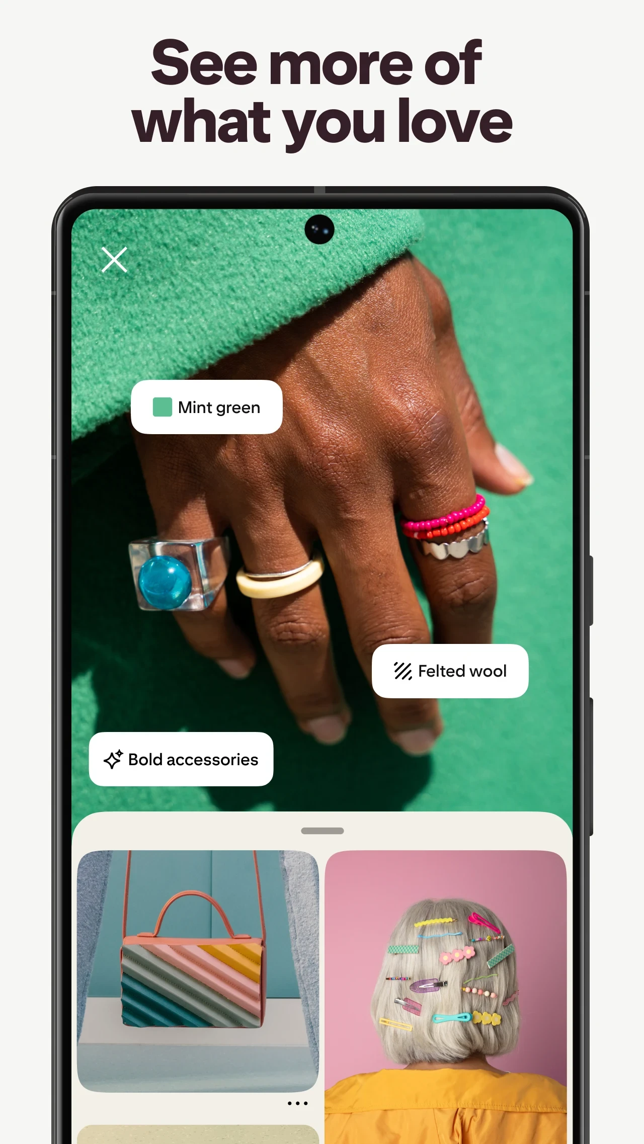 Pinterest app store screenshot 2 — Lifestyle (Android)