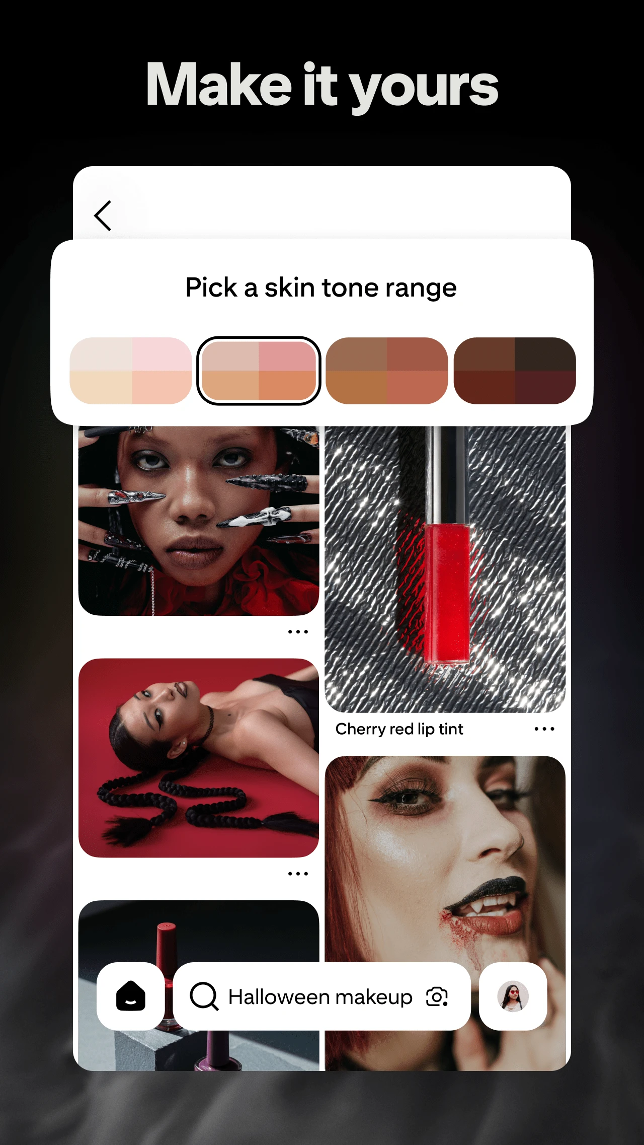 Pinterest app store screenshot 5 — Lifestyle (Android)