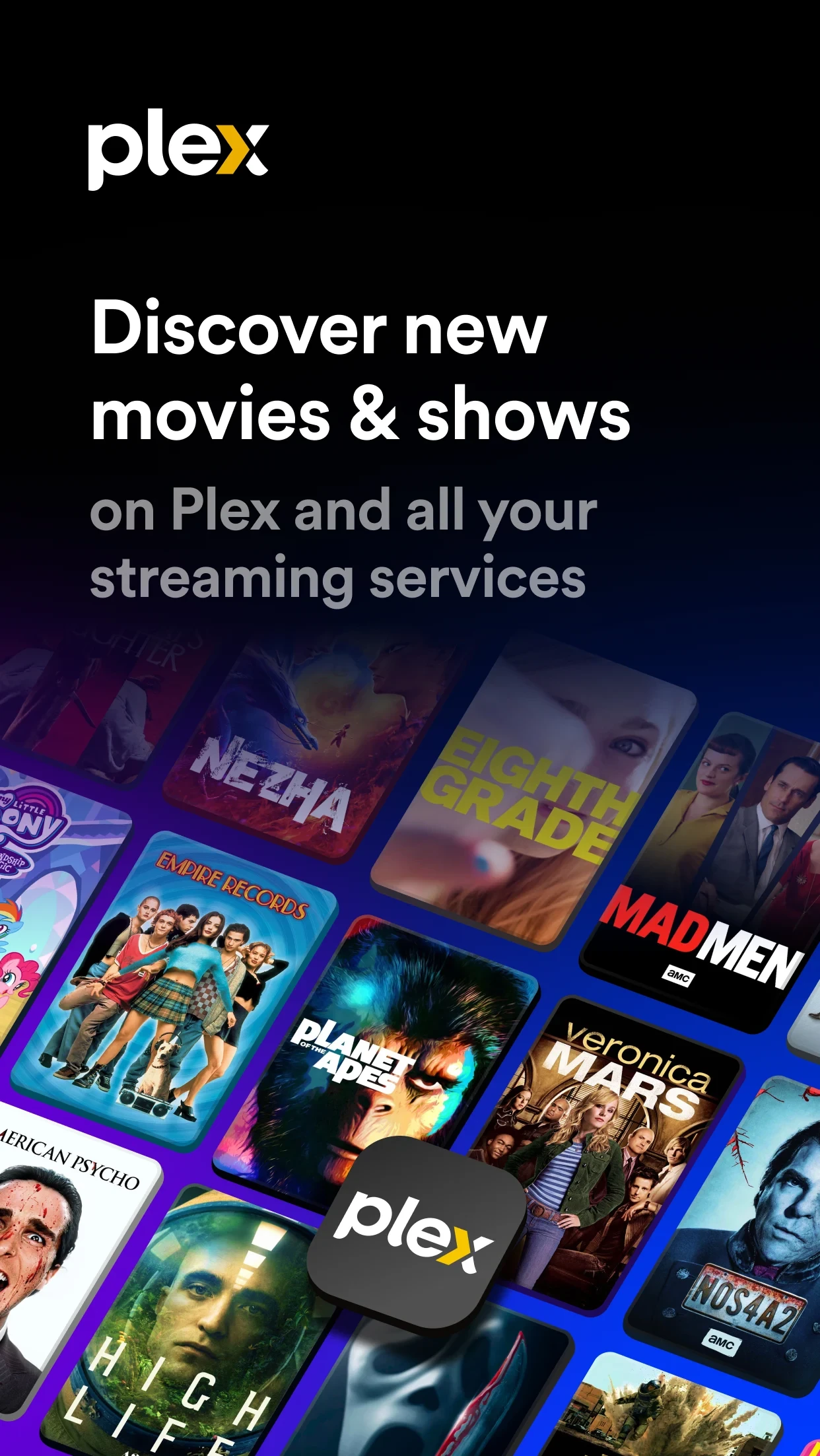 Plex: Find Movies & TV Shows app store screenshot 1 — Entertainment (Android)