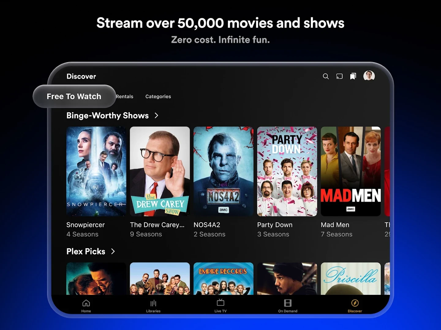 Plex: Find Movies & TV Shows app store screenshot 14 — Entertainment (Android)
