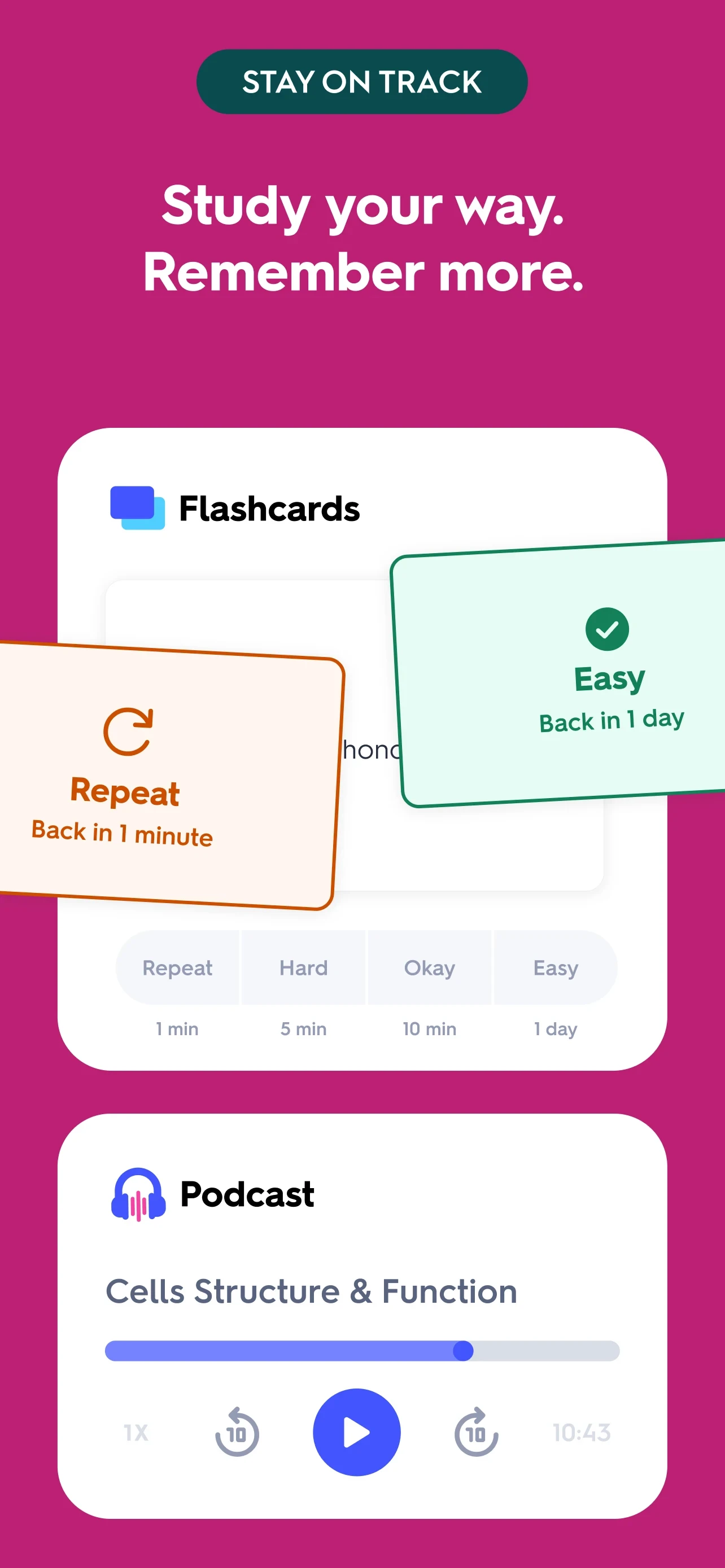 Quizlet: More than Flashcards app store screenshot 2 — Education (Android)