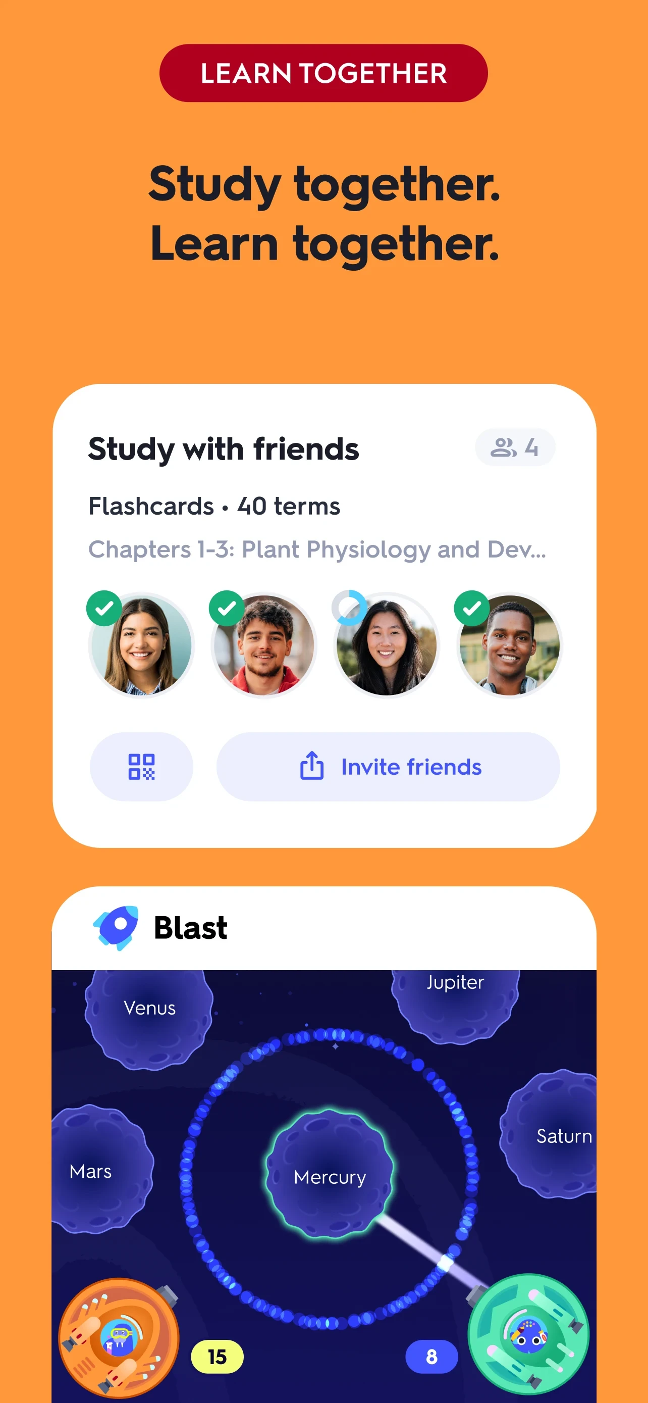Quizlet: More than Flashcards app store screenshot 5 — Education (Android)