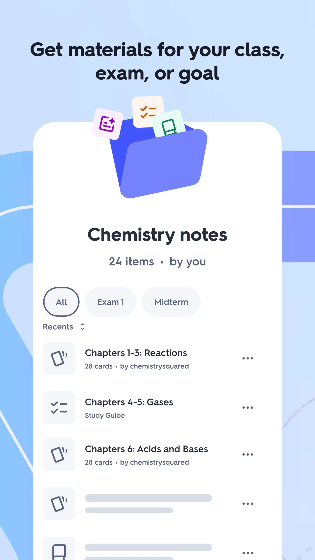 Quizlet: More than Flashcards app store screenshot 3 — Education (Android)