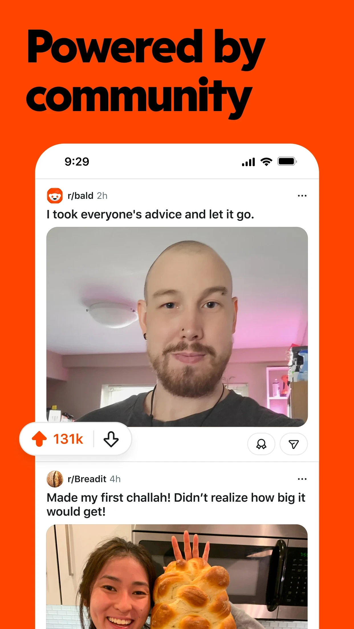 Reddit app store screenshot 5 — Social (Android)