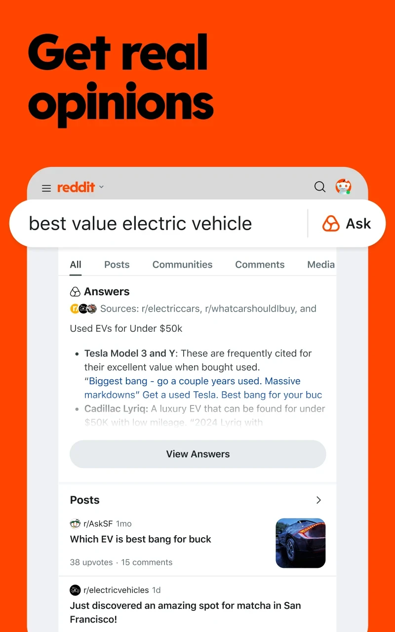 Reddit app store screenshot 7 — Social (Android)