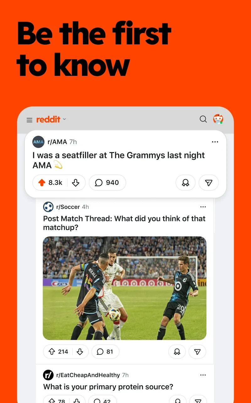Reddit app store screenshot 8 — Social (Android)