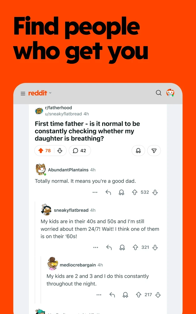 Reddit app store screenshot 9 — Social (Android)