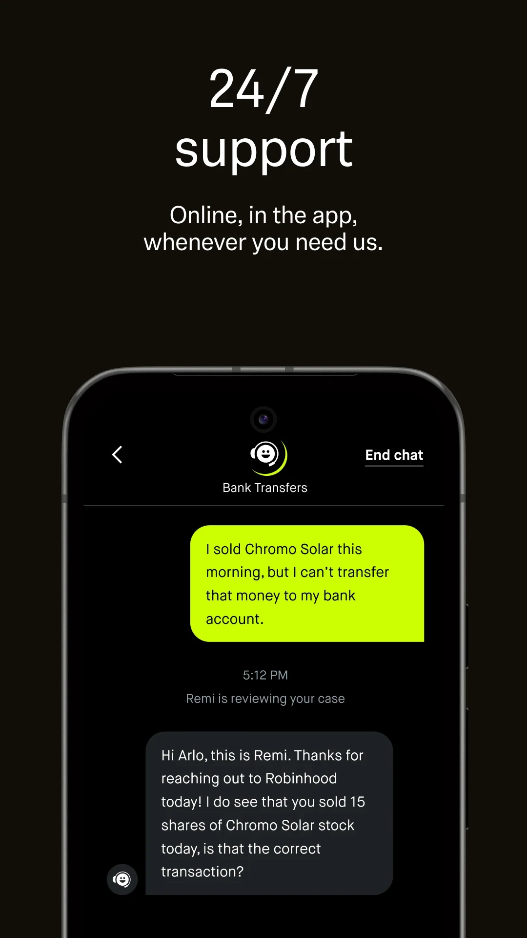 Robinhood: Trading & Investing app store screenshot 8 — Finance (Android)