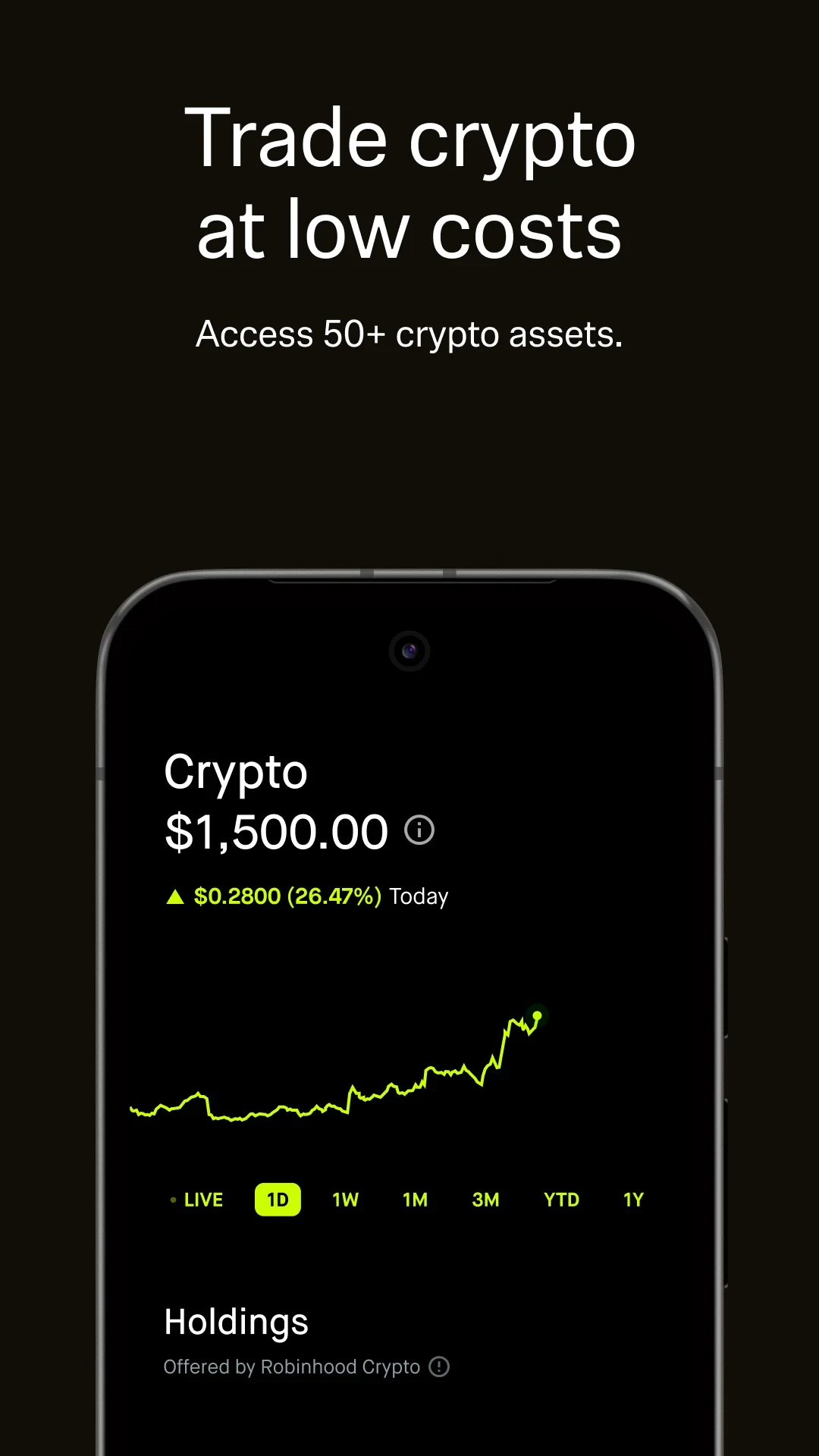 Robinhood: Trade Anything app store screenshot 6 — Finance (Android)