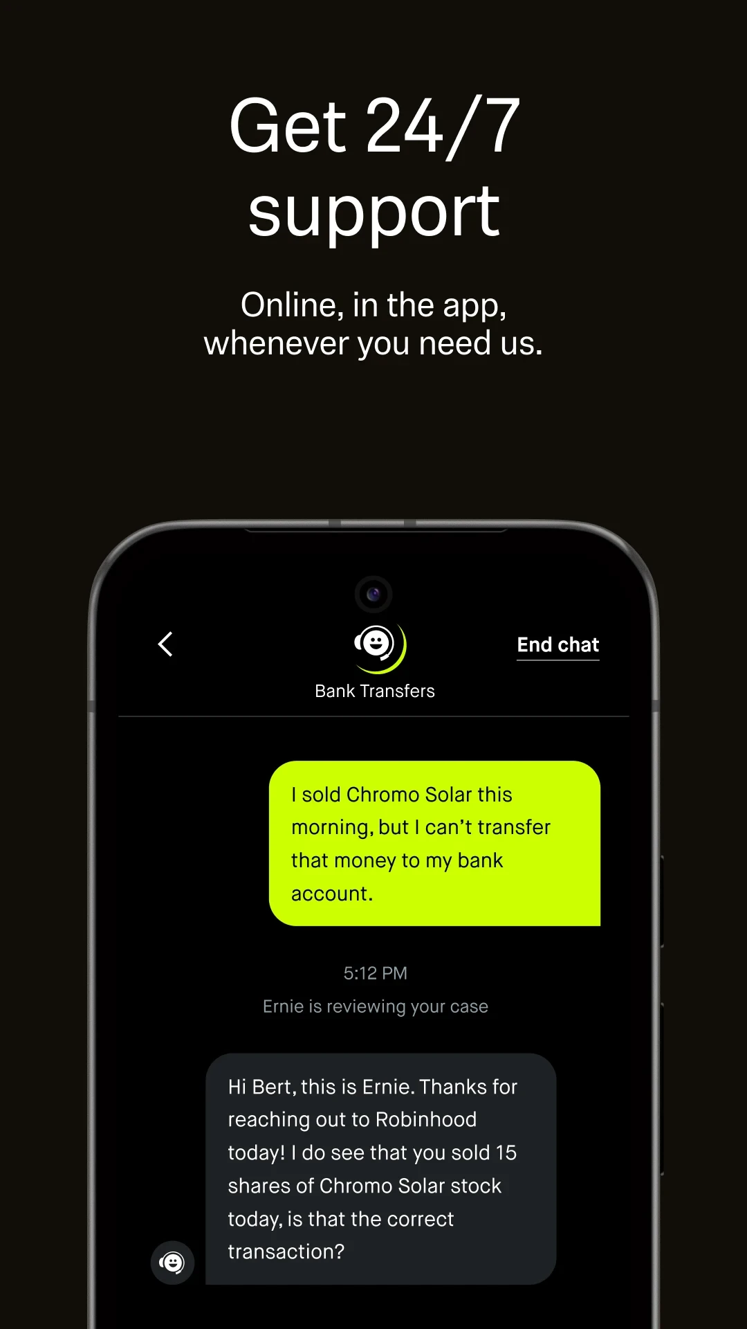 Robinhood: Trade Anything app store screenshot 8 — Finance (Android)
