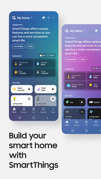 SmartThings app store screenshot 1 — Lifestyle (Android)