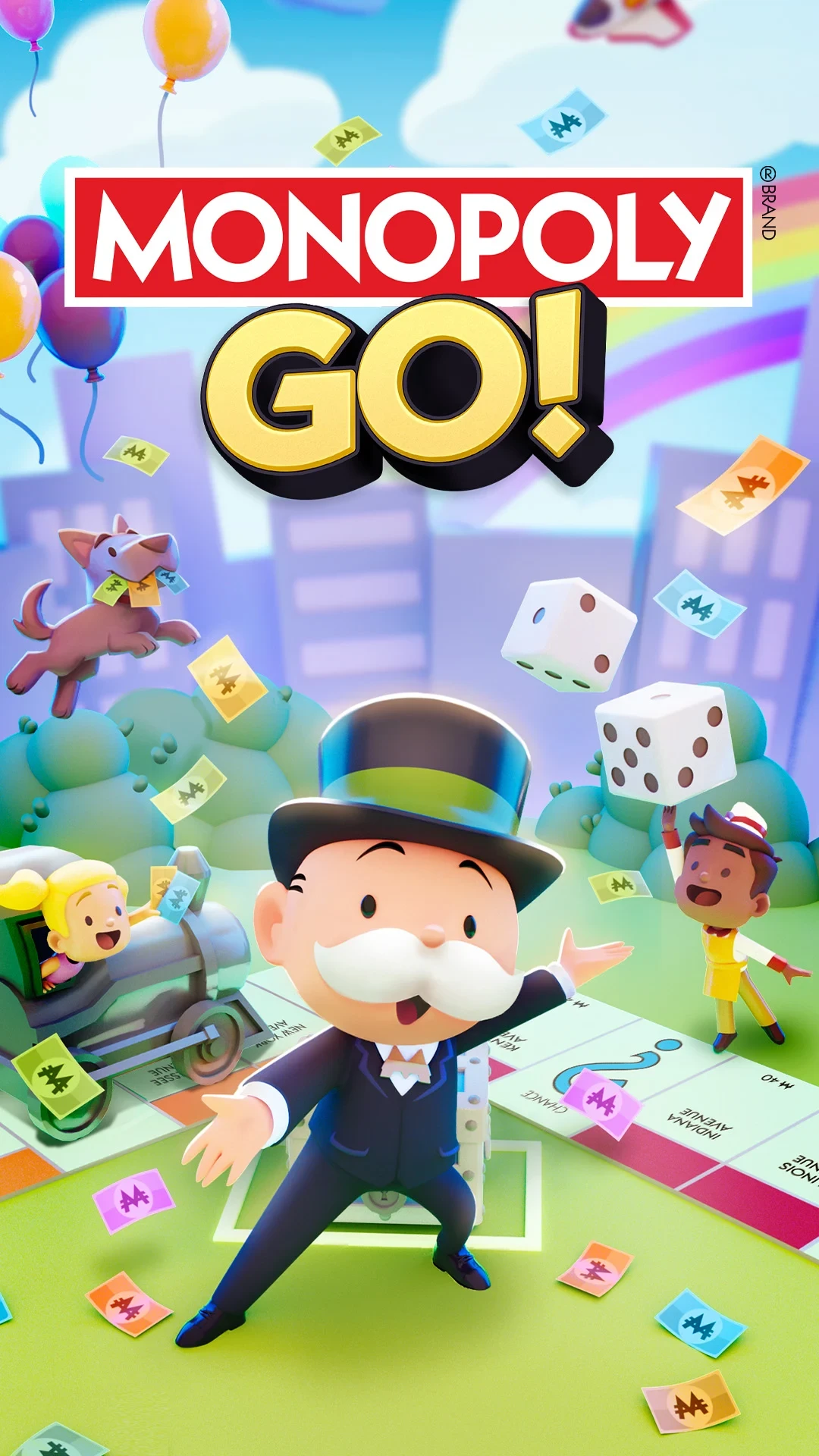 MONOPOLY GO! app store screenshot 1 — Game Board (Android)