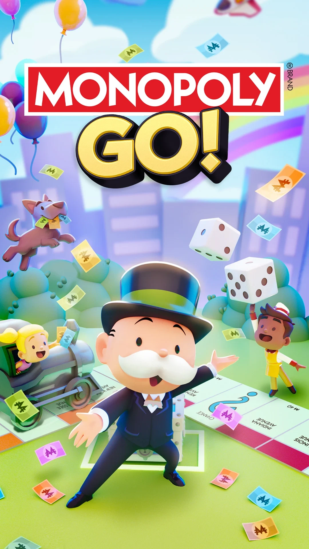 MONOPOLY GO! app store screenshot 1 — Game Board (Android)