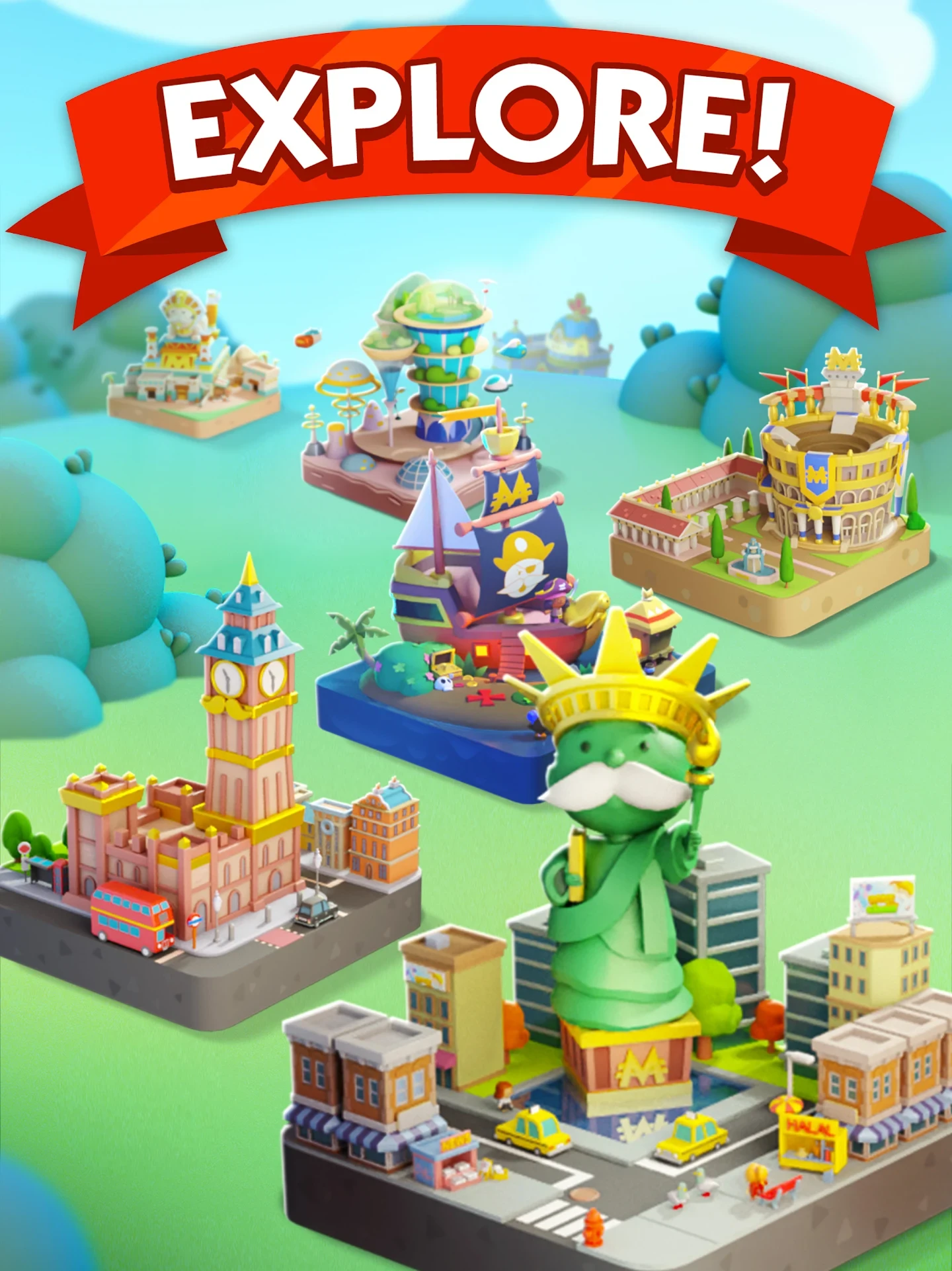 MONOPOLY GO! app store screenshot 16 — Game Board (Android)