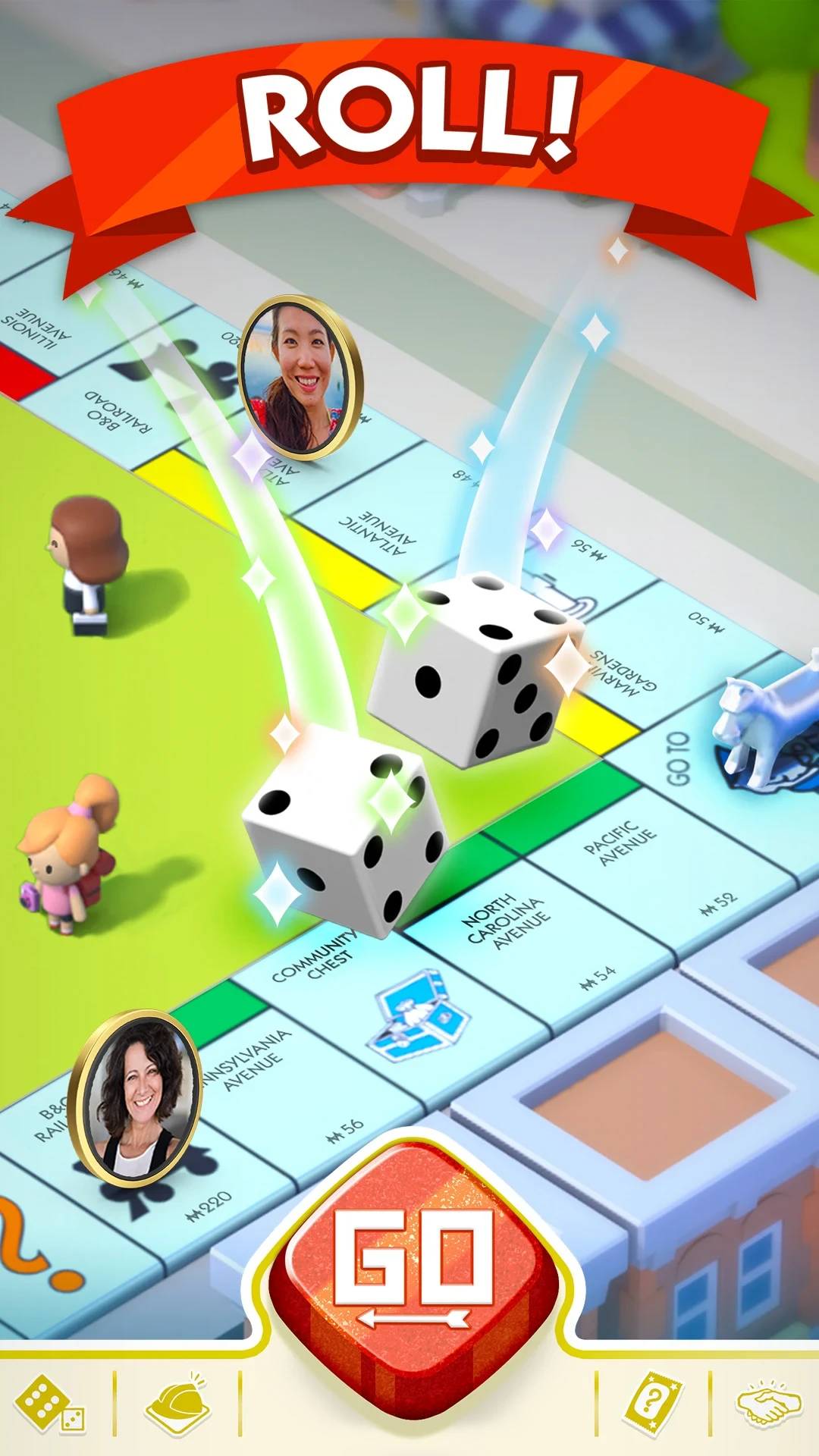 MONOPOLY GO! app store screenshot 2 — Game Board (Android)