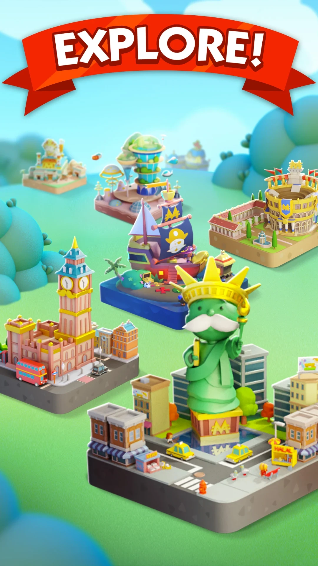 MONOPOLY GO! app store screenshot 8 — Game Board (Android)