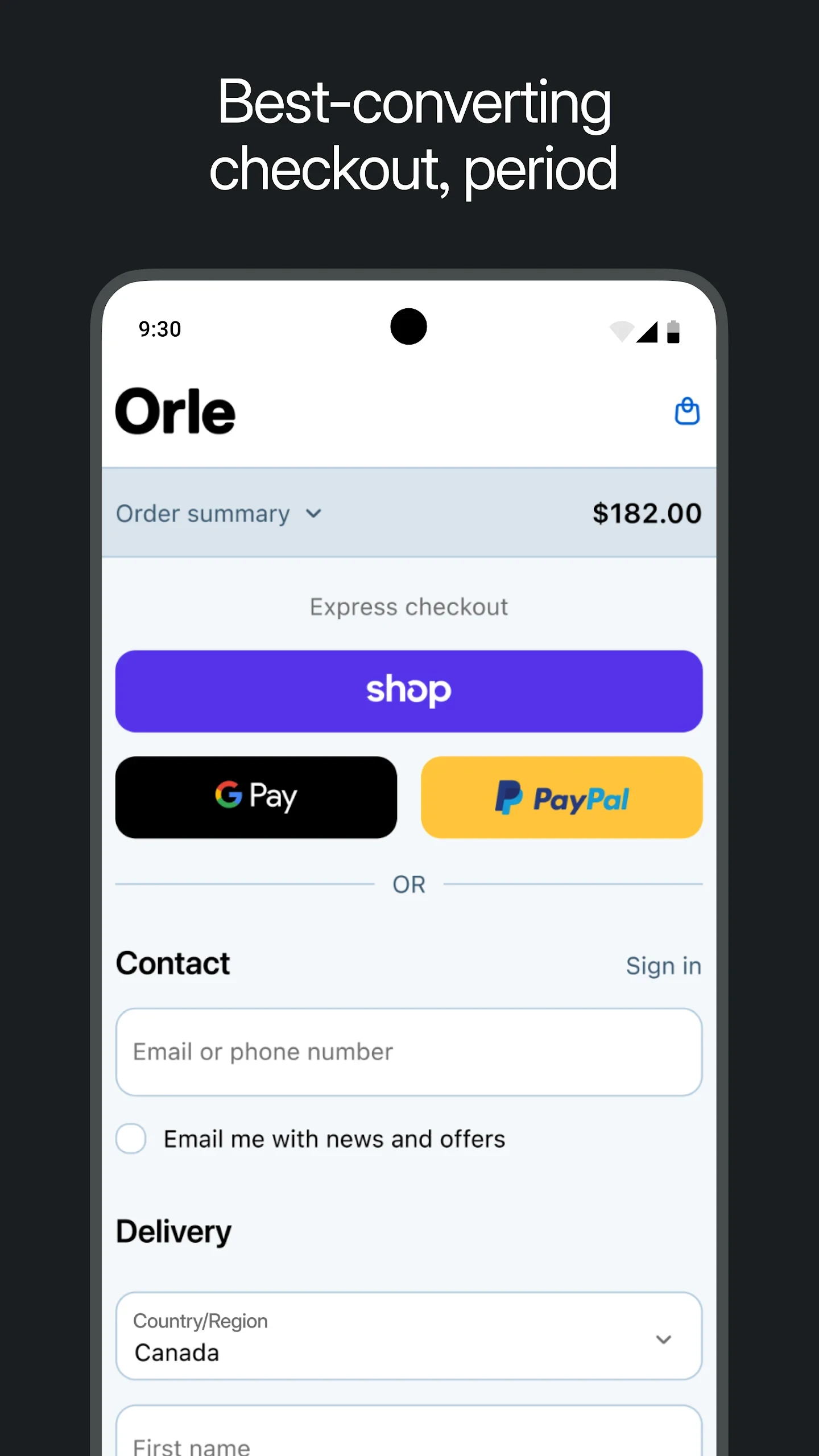 Shopify: Sell. Run a business. app store screenshot 4 — Business (Android)