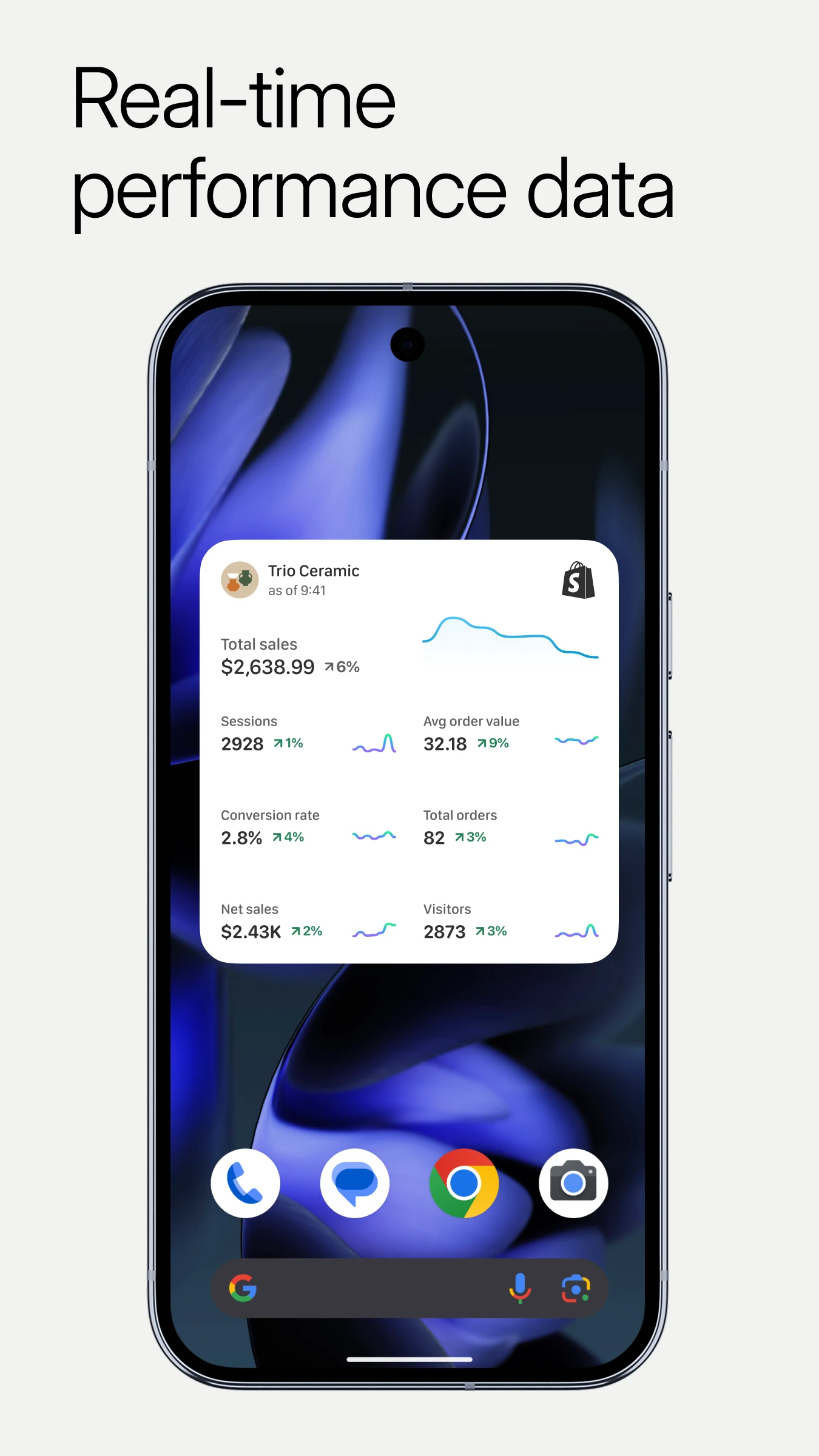 Shopify: Sell online/in person app store screenshot 7 — Business (Android)